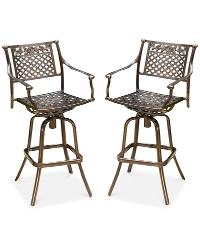 Lakelin 2-Pc. Outdoor Bar Stools