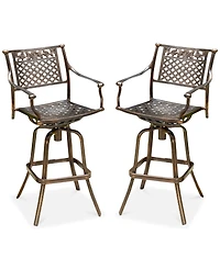 Lakelin 2-Pc. Outdoor Bar Stools
