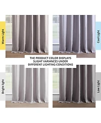 Half Price Drapes French Linen Room Darkening Curtain