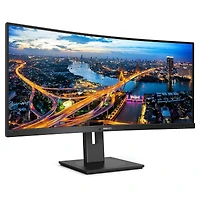 Philips 346B1C Ultrawide 34" Curved Monitor, UltraWide Qhd 2K, Usb-c and Built-in Kvm Switch