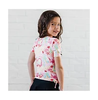 Calypsa Little Girls Lily Swim Top