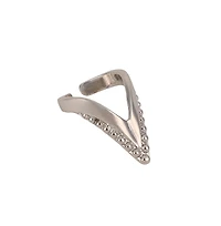 Women's The Piercer Nail Rings - Metallic Silver (Set Of 2)