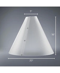 V-flat World The Light Cone Diffuser, Large, 2-Pack