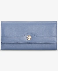 Giani Bernini Pebble Leather Receipt Wallet, Exclusively at Macy's