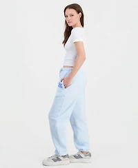 Self Esteem Juniors' New York Puff-Print Jogger Pants