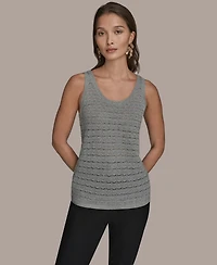 Donna Karan New York Women's Scoop Neck Tank Sweater