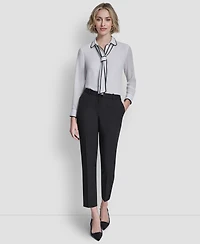 Dkny Petite Essex Ankle Mid Rise Pants