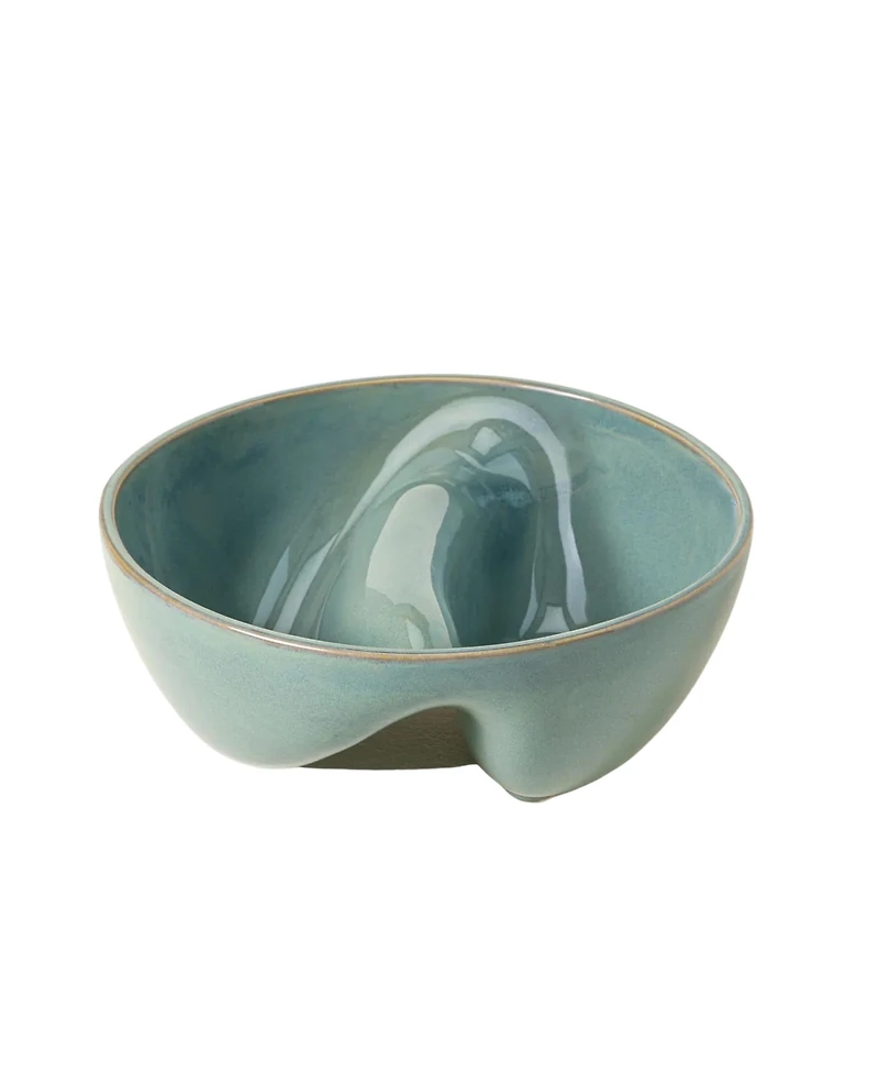 Uncommon Goods The Perfect Bite Ceramic Divided Bowl