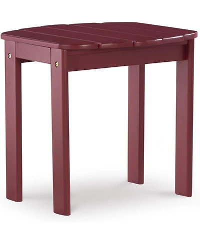 Linon Red Adirondack End Table