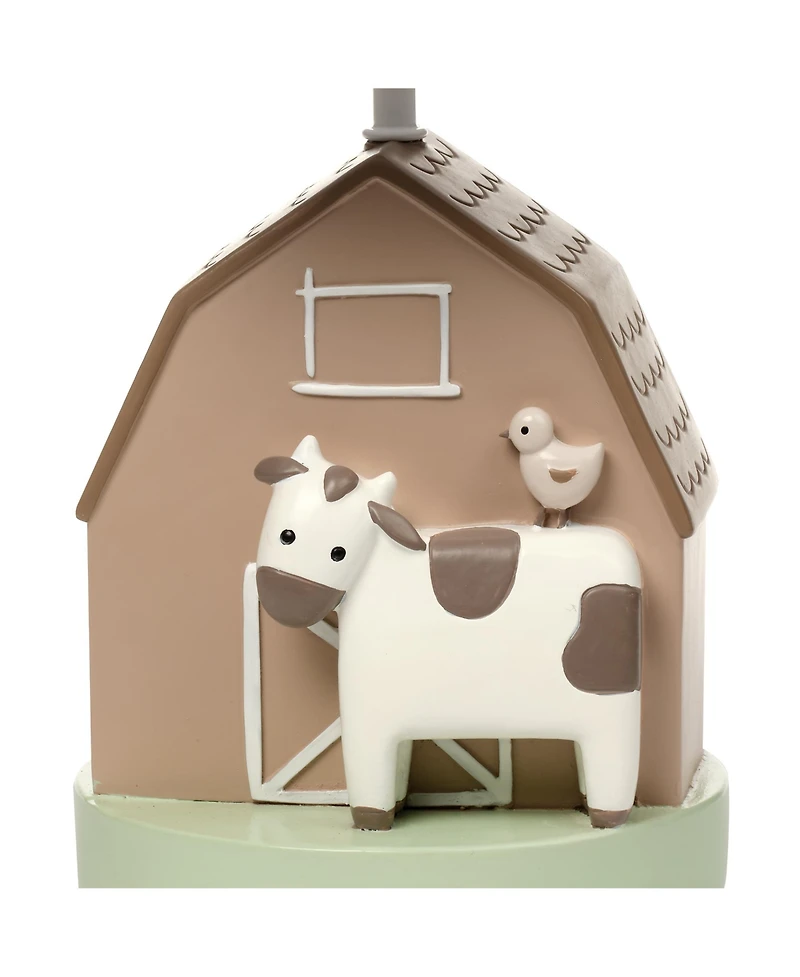 Bedtime Originals Farmyard Friends Decorative Tabletop Nursery Lamp with Shade
