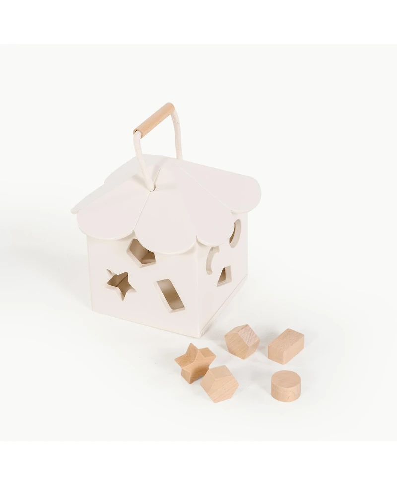 Gathre Ivory Wooden Shape Sorter