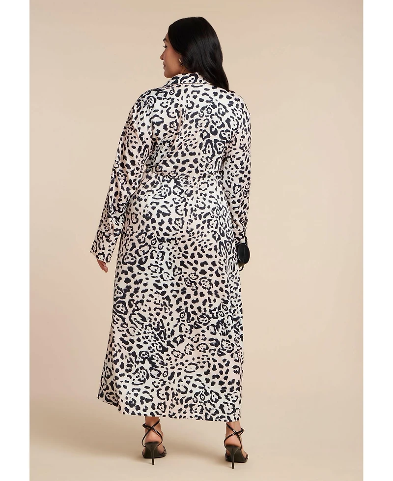 Eloquii Plus Wrap Detail Maxi Dress