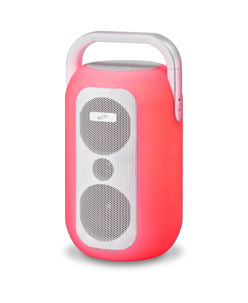 iLive Chroma Wireless Water Resistant Speaker with Led Lights, ISBW804W