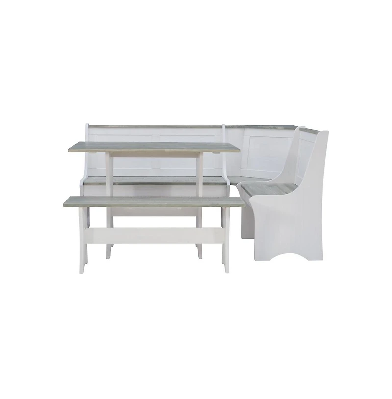 Parkside Greywash White Corner Nook