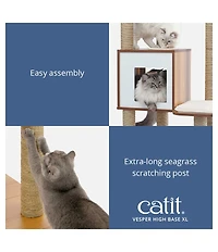 Catit Vesper High Base Xl, Walnut