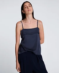 Kenneth Cole Women's Fold-Over Sleeveless Camisole Top