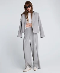 Kenneth Cole Women's Piping Detail Wide-Leg Pants