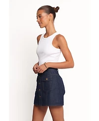 Petal and Pup Women's Presley Denim Skort