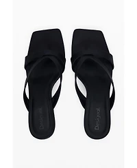 Desigual Women's Sandalia tacon corazon