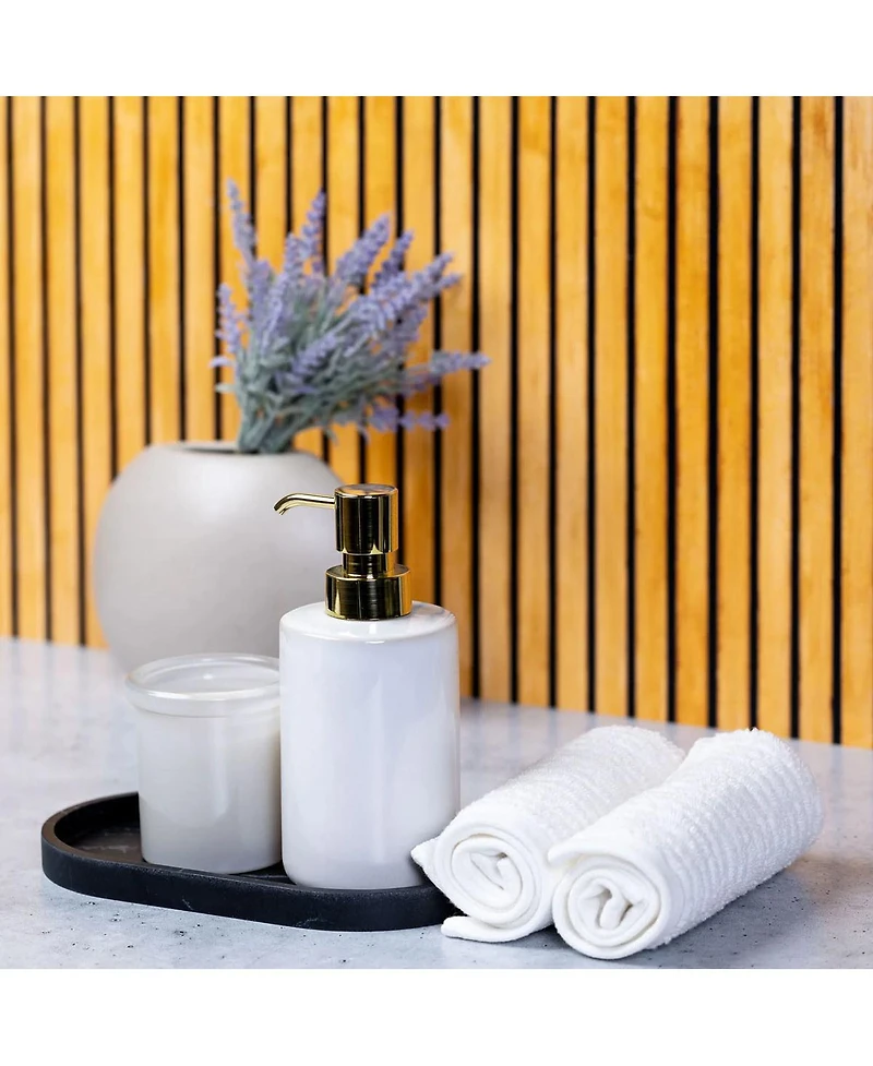 V-flat World Duo Board 24x24" Double Sided Surface Board, Wood Slats Light/Wood Slats Dark