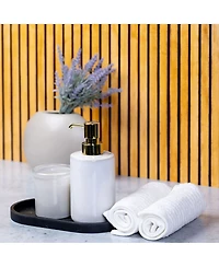 V-flat World Duo Board 24x24" Double Sided Surface Board, Wood Slats Light/Wood Slats Dark