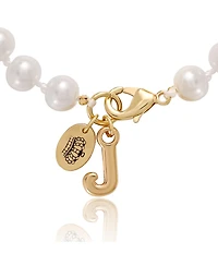 Juicy Couture Pearl Bracelet with Pave Bow