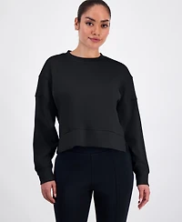 I.n.c. International Concepts Petite Crew Neck Long-Sleeve Sweatshirt, Macy's Exclusive