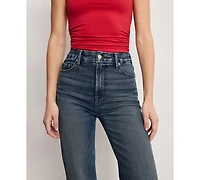 Good American Women's Straight Fit Jeans