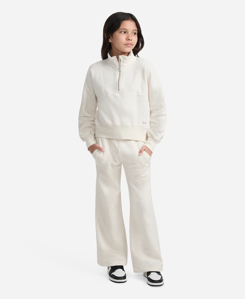 abercrombie kids Girls' Cropped Pull-On Sweatshirt