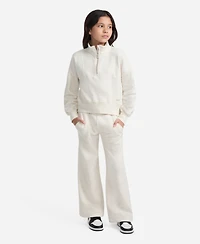 abercrombie kids Girls' Cropped Pull-On Sweatshirt