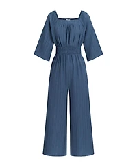 Cupshe Women's Square Neck Straight Leg Jumpsuit