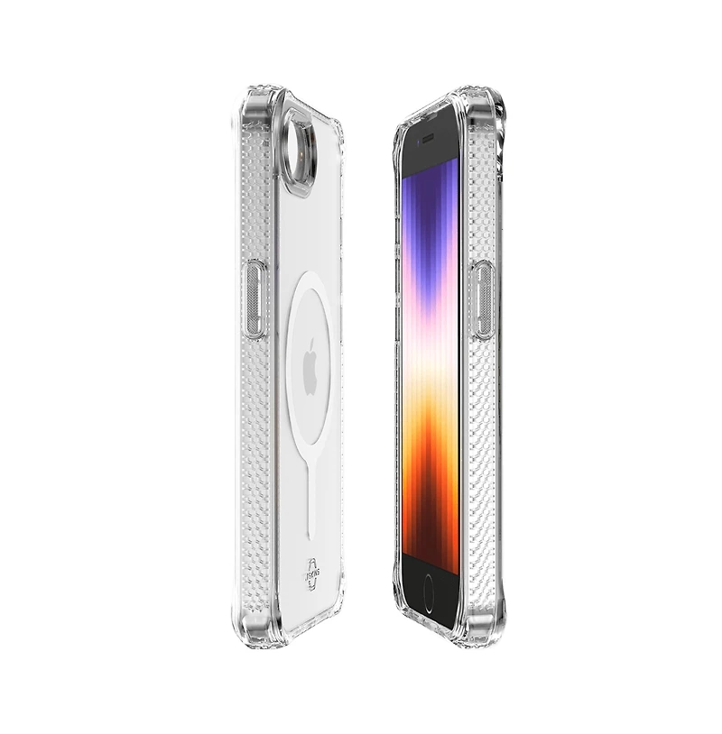 ITSkins Hybrid_R Clear MagSafe Case for Apple IPSE2025 / iPhone 15 / iPhone 14 / iPhone 13