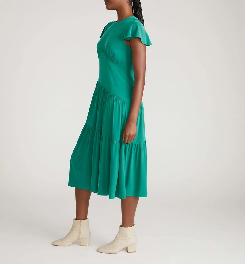 Universal Standard Plus Mariella Stretch Cupro Dress