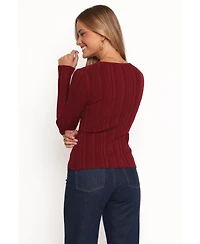 Petal and Pup Women's Wome's Chic Round Neck Top