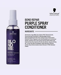 Schwarzkopf BlondMe Bond Repair Purple Spray Conditioner, 5 oz.