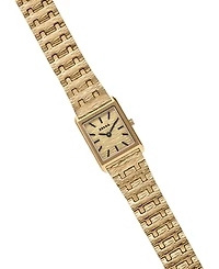 Breda Women's 'Virgil Revival' Gold Stainless Steel Bracelet Watch