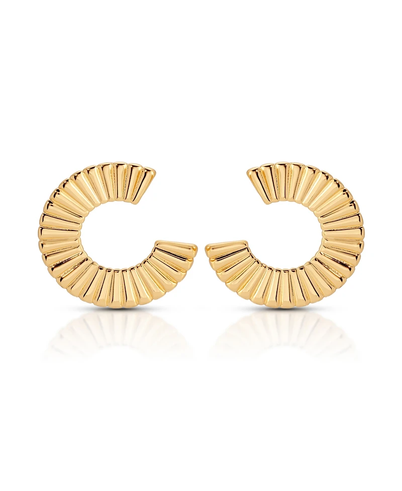 Ettika Fanned Out Statement Earrings