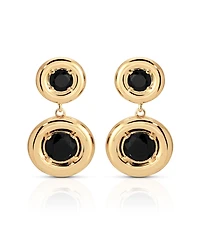 Ettika Gold Plated Orbit Crystal Earrings