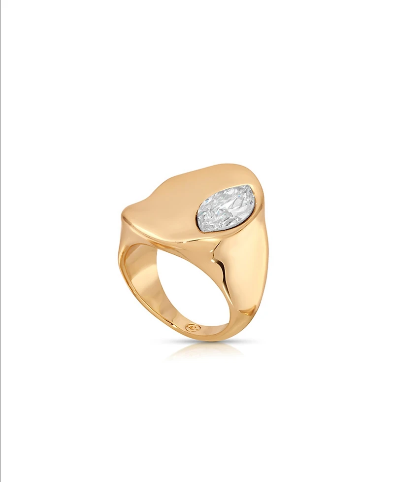 Ettika Liquid Crystal Statement Ring