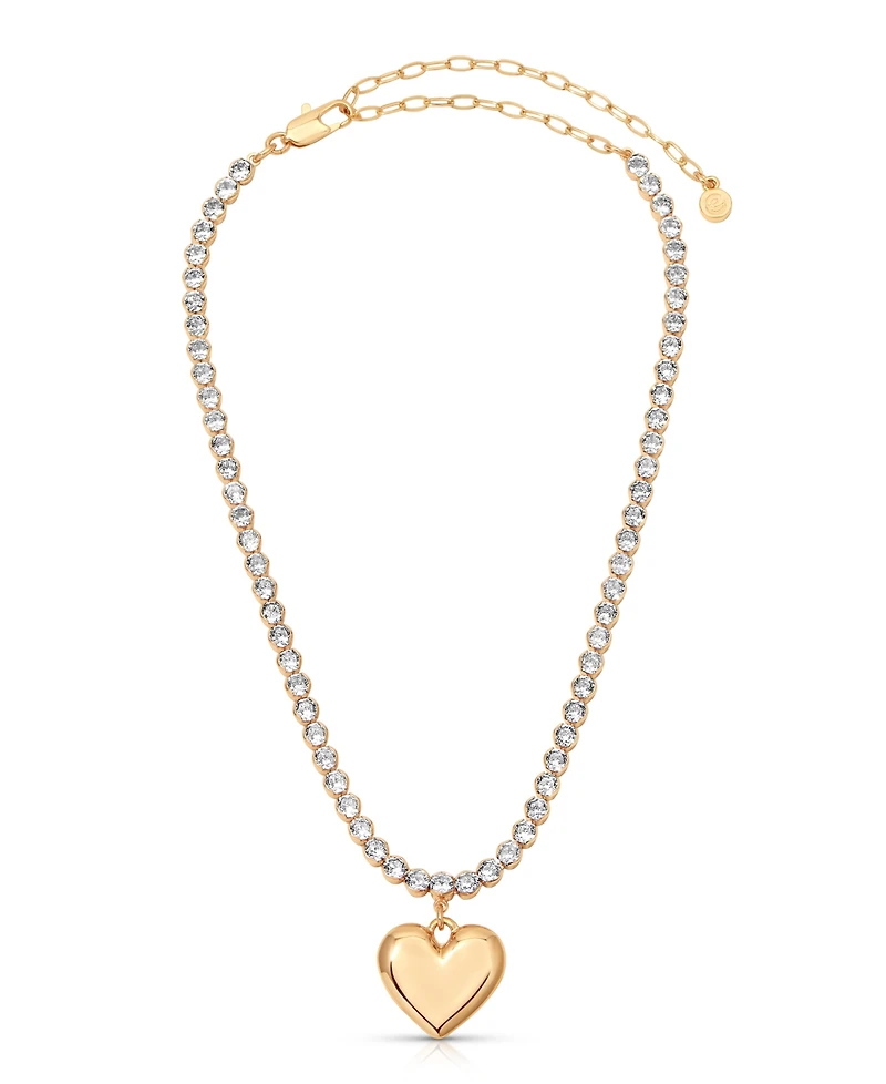 Ettika Luminous Love Tennis Necklace