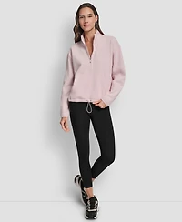 Dkny Women's Half-Zip Long-Sleeve Sweater