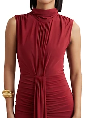 Reiss Women's Sheer Ruched Maxi Dress