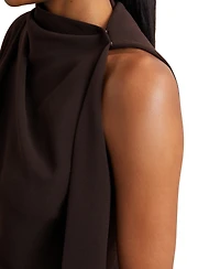 Reiss Women's One-Shoulder Draped Mini Dress