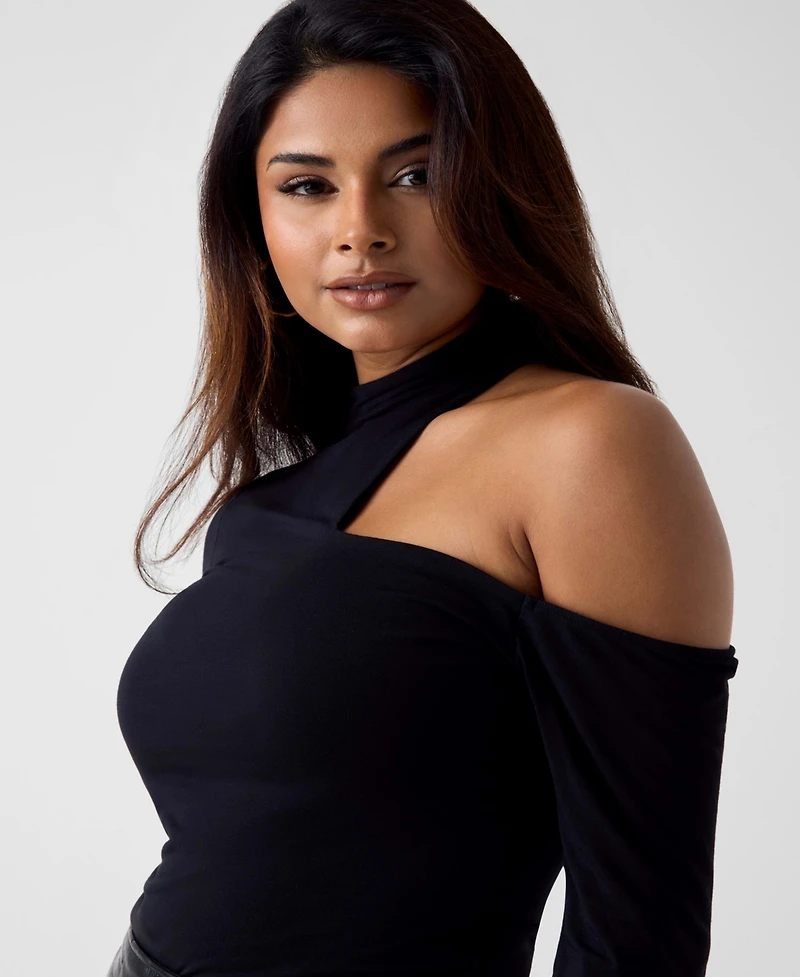 Guess Women's Long-Sleeve Yuly Cut Out Top