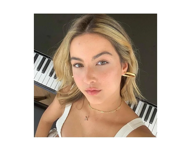 18K Gold Plated Anne Paper Clip Necklace