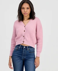 Levi's Women's Snowflake Long Sleeve Cardigan Sweater