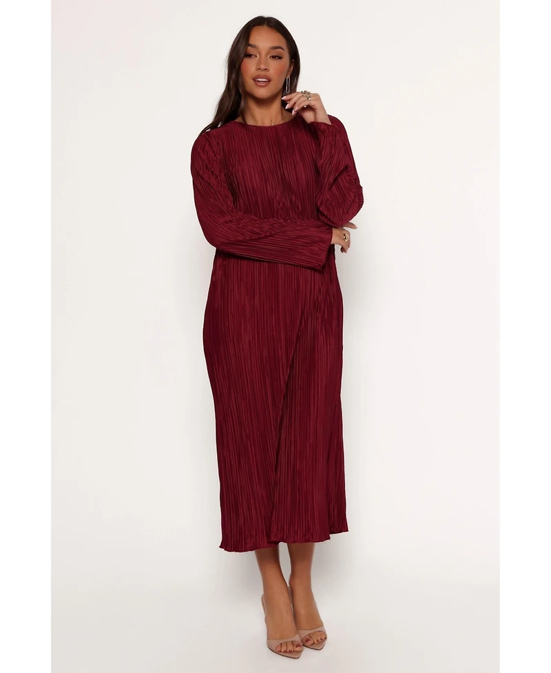 Petal and Pup Women's Tannikah Plisse Midi Dress