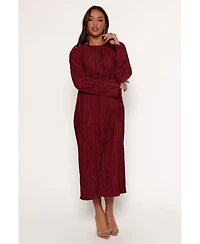 Petal and Pup Women's Tannikah Plisse Midi Dress