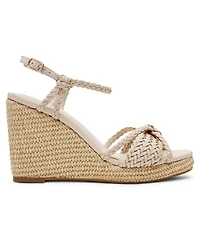 Anne Klein Women's Vow Braided Wedge Heel Sandals