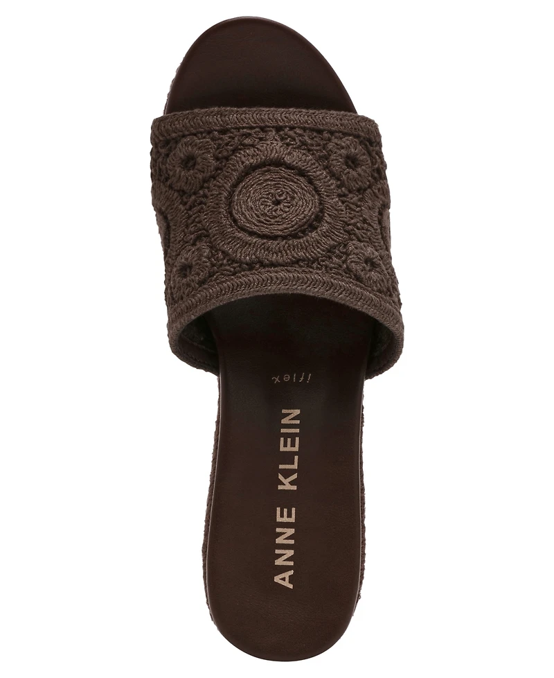 Anne Klein Women's Effy Wedge Heel Dress Sandals